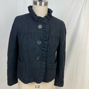 Vintage J Crew 100% wool, lined swing jacket